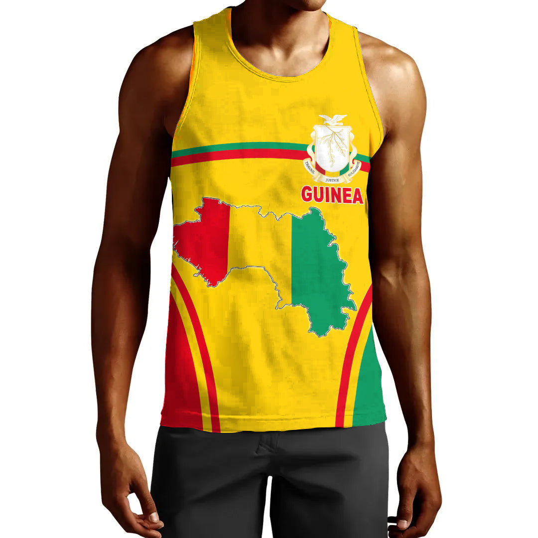 Clothing Guinea Active Flag Men Tank Top