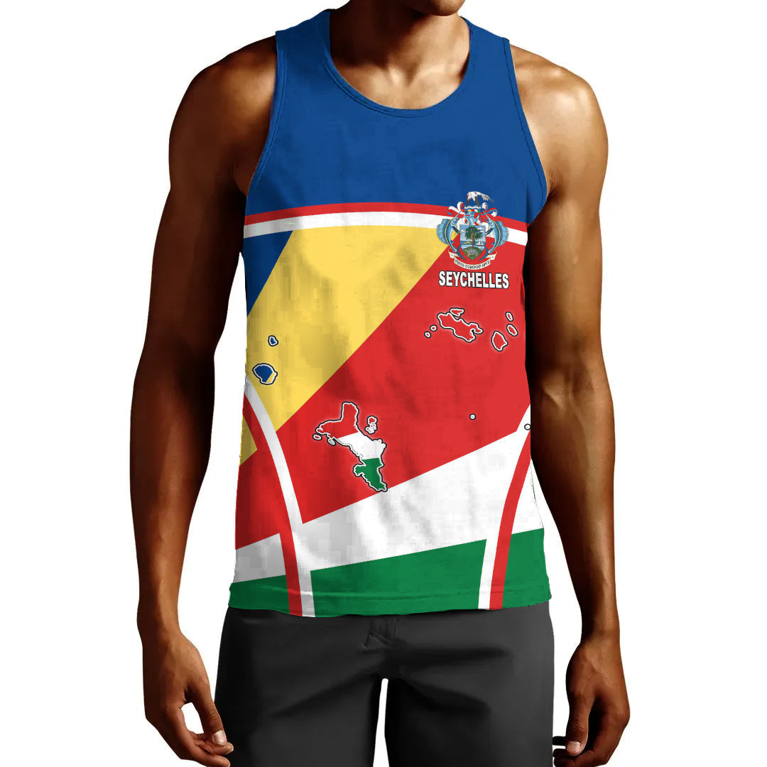 Clothing Seychelles Active Flag Men Tank Top