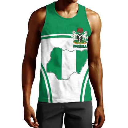 Clothing Nigeria Active Flag Men Tank Top