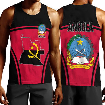 Clothing Angola Active Flag Men Tank Top