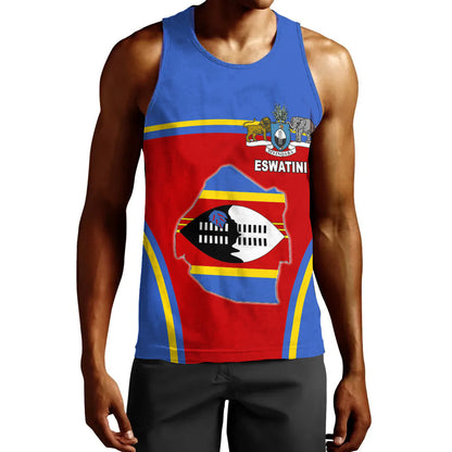 Clothing Eswatini Active Flag Men Tank Top