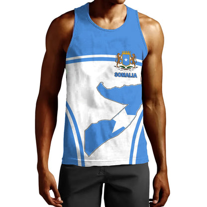 Clothing Somalia Active Flag Men Tank Top