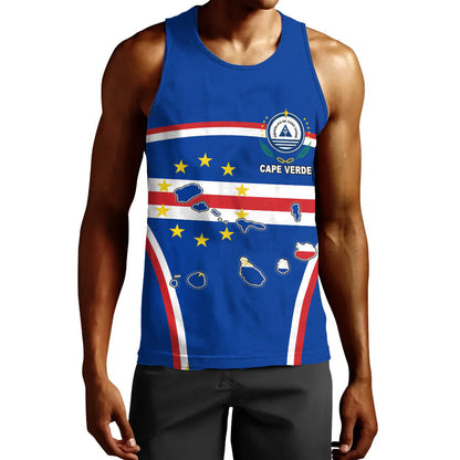 Clothing Cape Verde Active Flag Men Tank Top