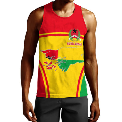Clothing Guinea Bissau Active Flag Men Tank Top