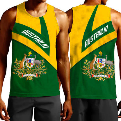 Clothing Australia Coat Of Arms Active Sport Tank Top