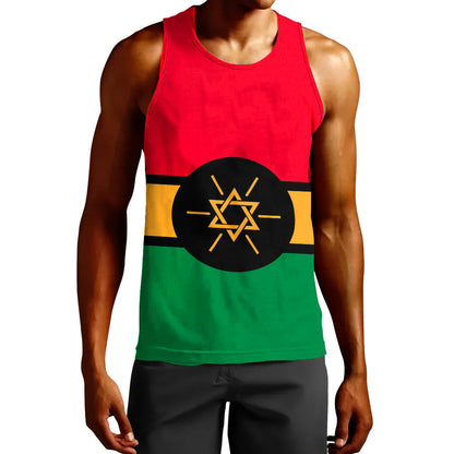 Clothing Ethiopia Flag and Map New Tank Top