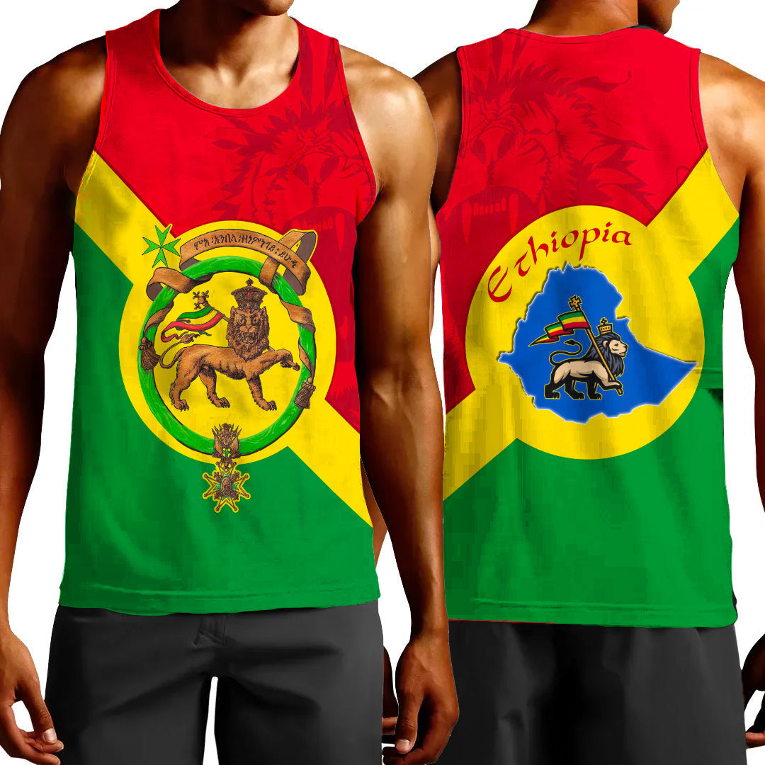 Clothing Ethiopia Lion Haile Selassie Tank Top