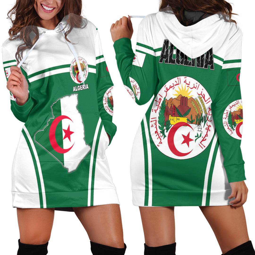 Clothing Algeria Active Flag Hoodie Dress