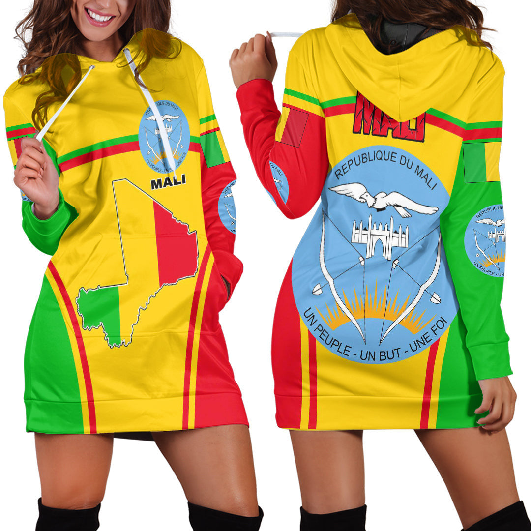 Clothing Mali Active Flag Hoodie Dress