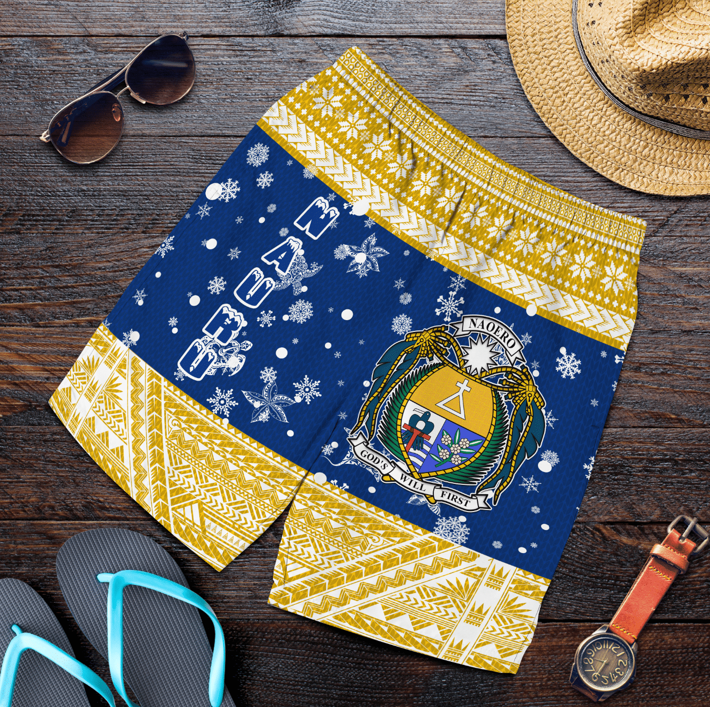 Short Nauru Christmas Men's Short