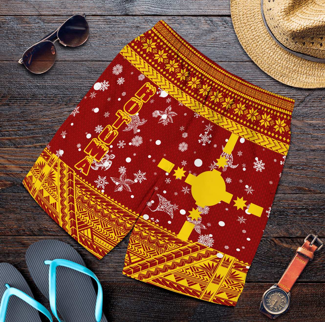 Short Rotuma Christmas Men's Short