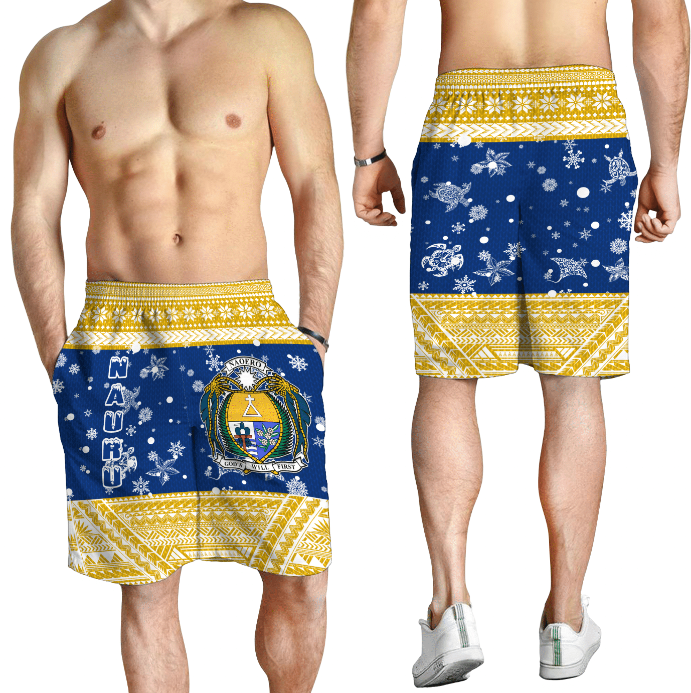 Short Nauru Christmas Men's Short