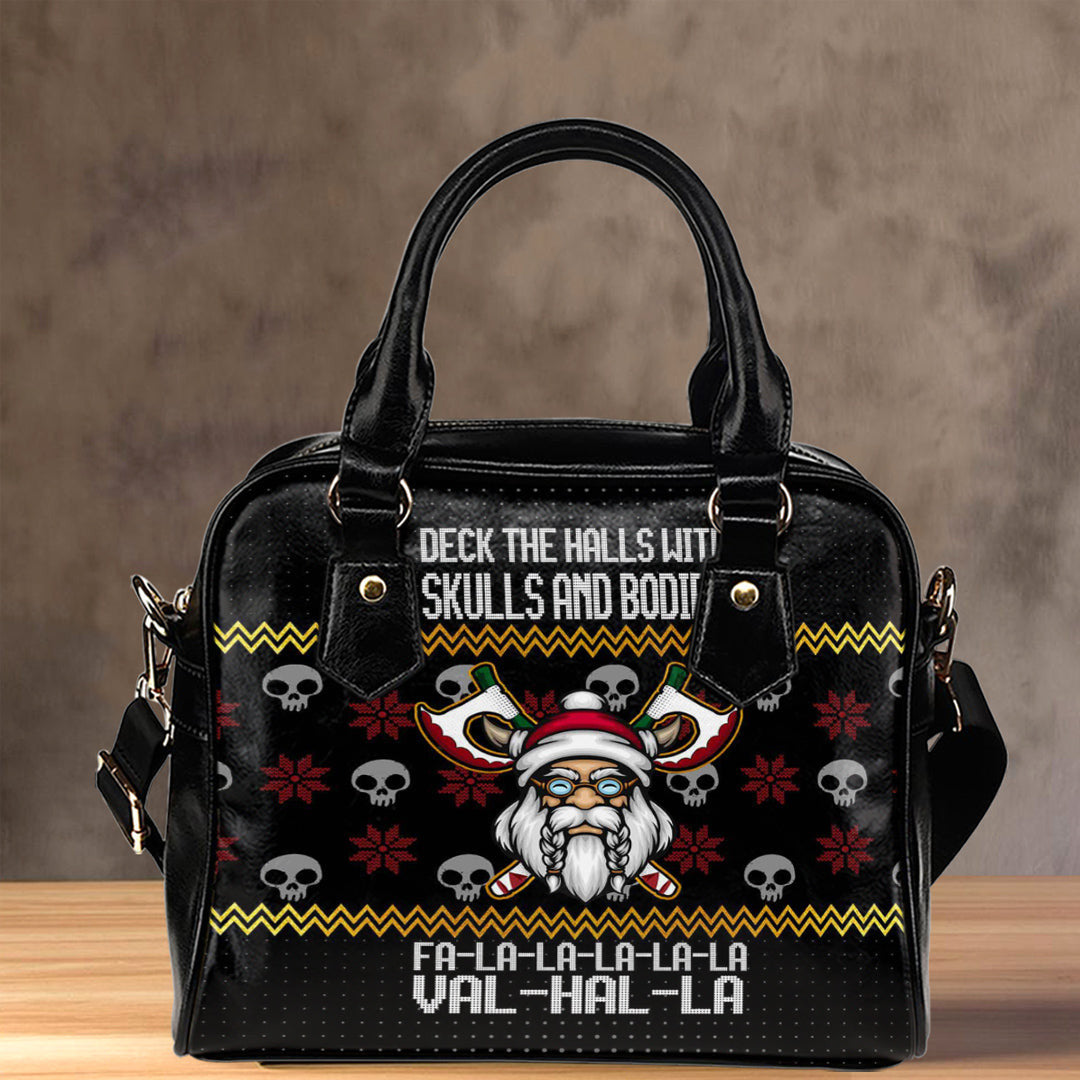 Shoulder Handbag Viking Santa In Valhalla Style Christmas Shoulder Handbag