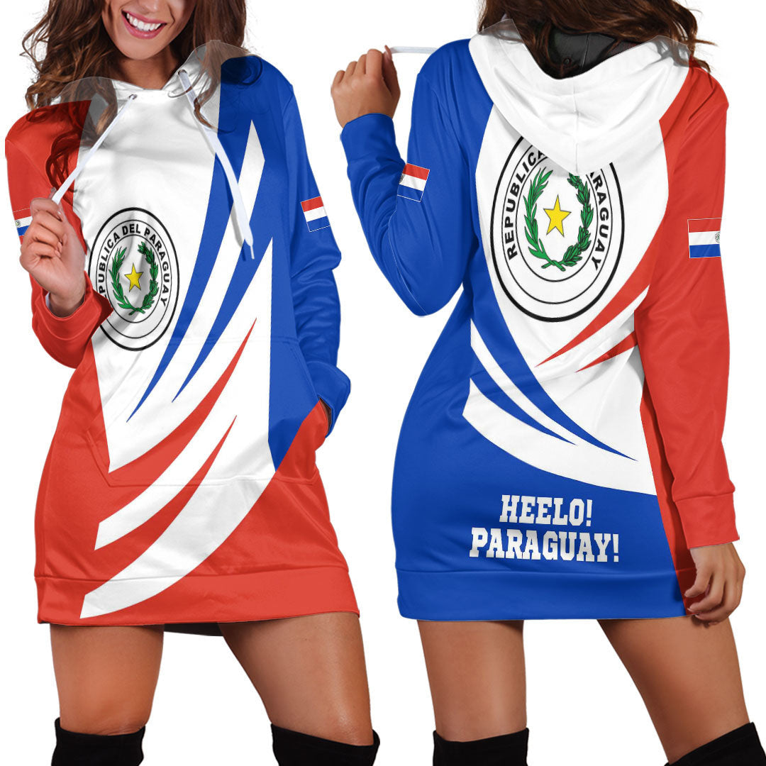 Clothing Paraguay Bincjou Coat of Arms Hoodie Dress