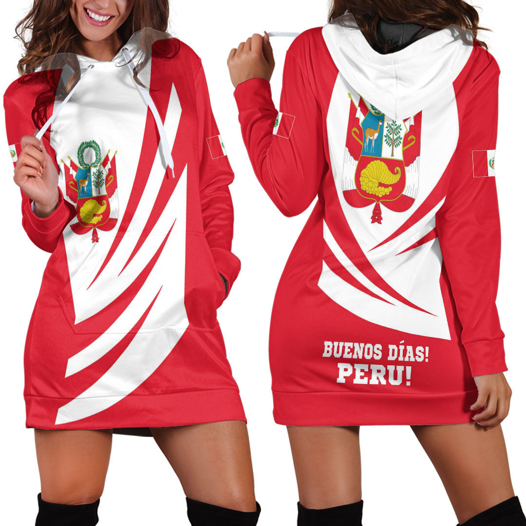 Clothing Peru Bincjou Coat of Arms Hoodie Dress