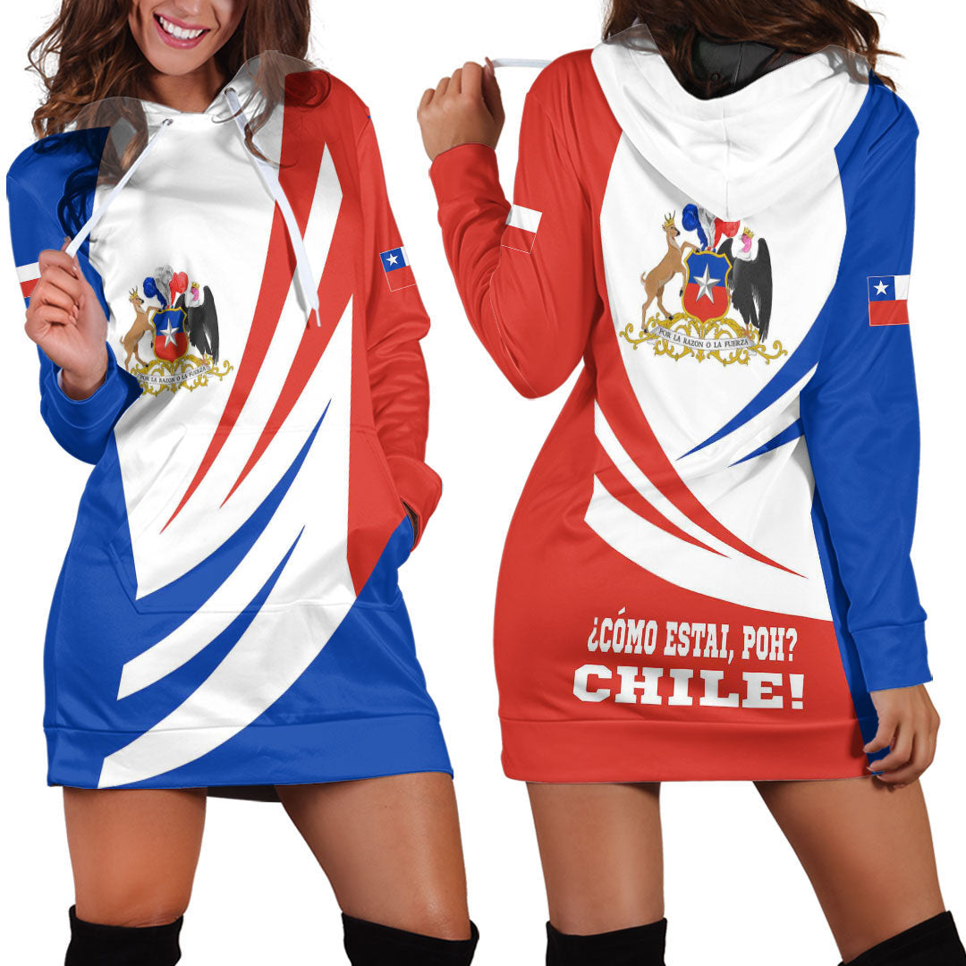 Clothing Chile Bincjou Coat of Arms Hoodie Dress