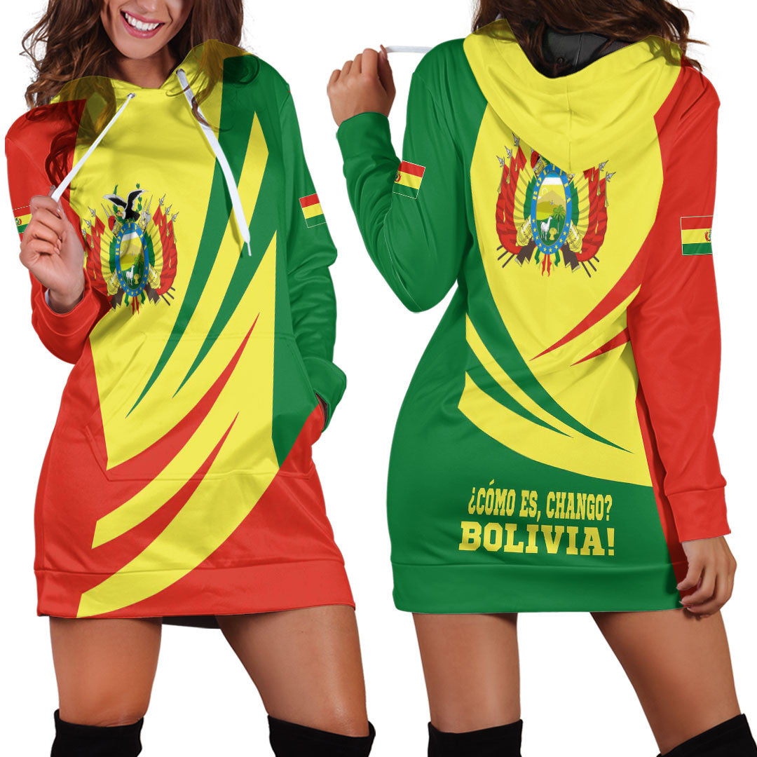 Clothing Bolivia Bincjou Coat of Arms Hoodie Dress