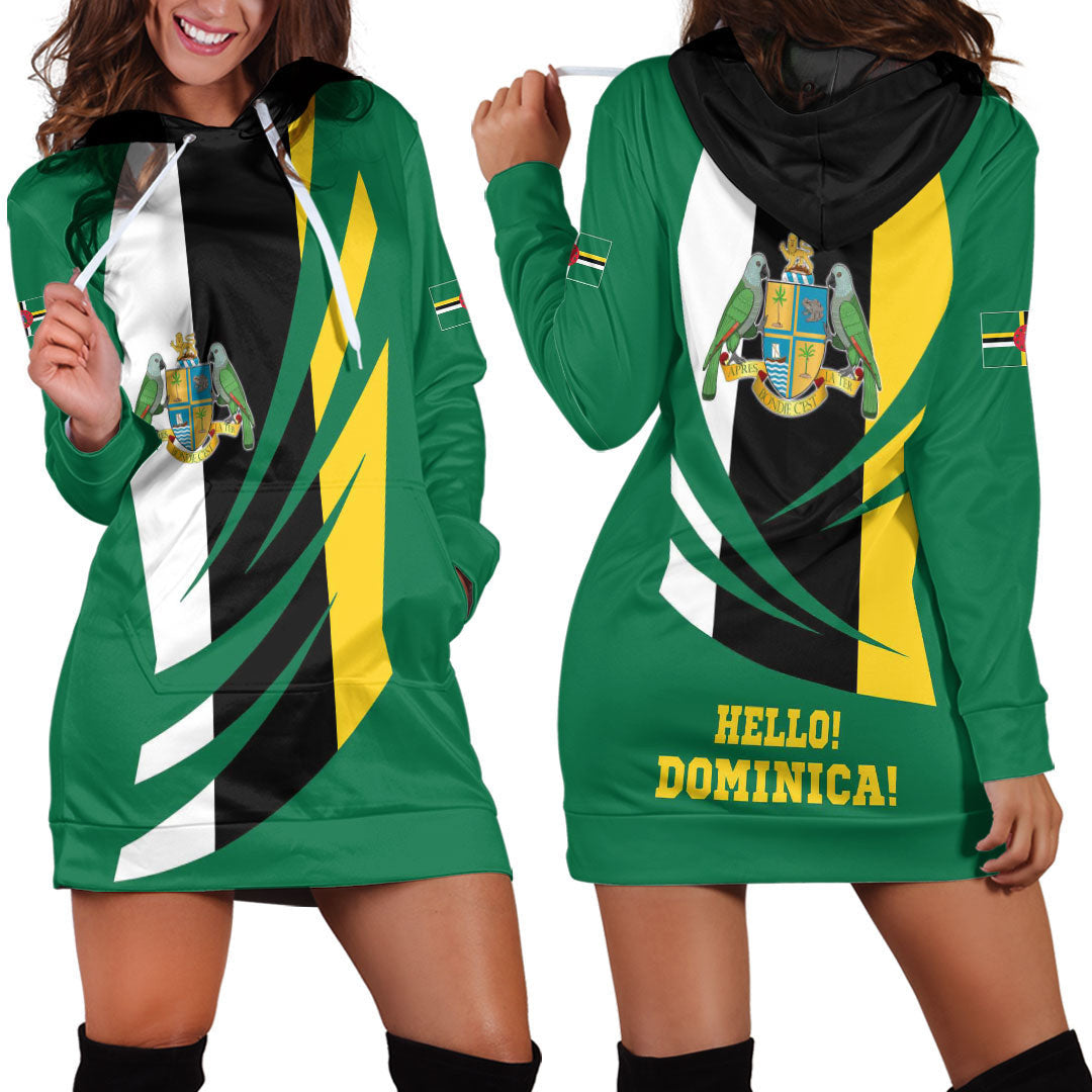 Clothing Dominica Bincjou Coat of Arms Hoodie Dress