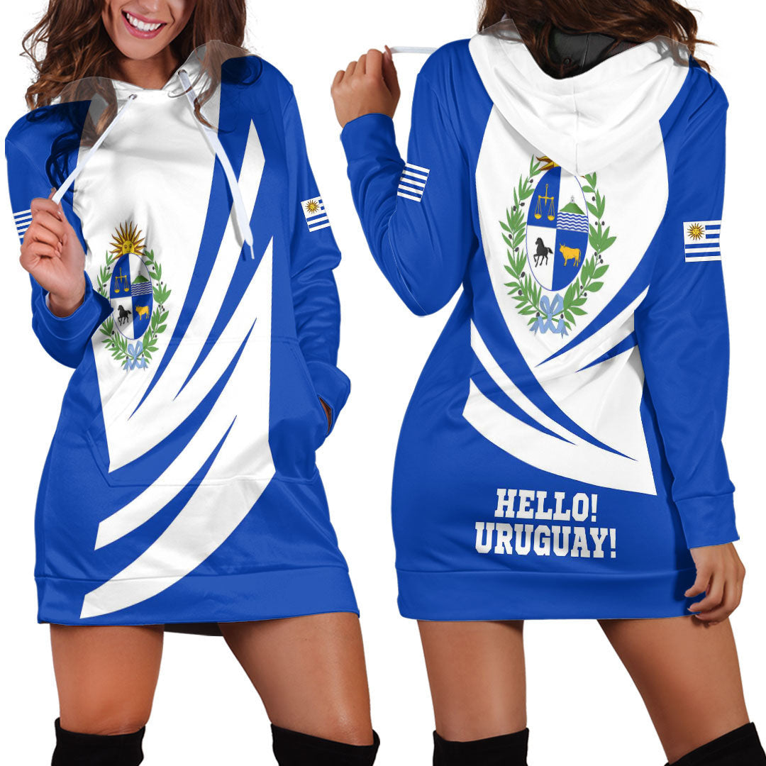 Clothing Uruguay Bincjou Coat of Arms Hoodie Dress