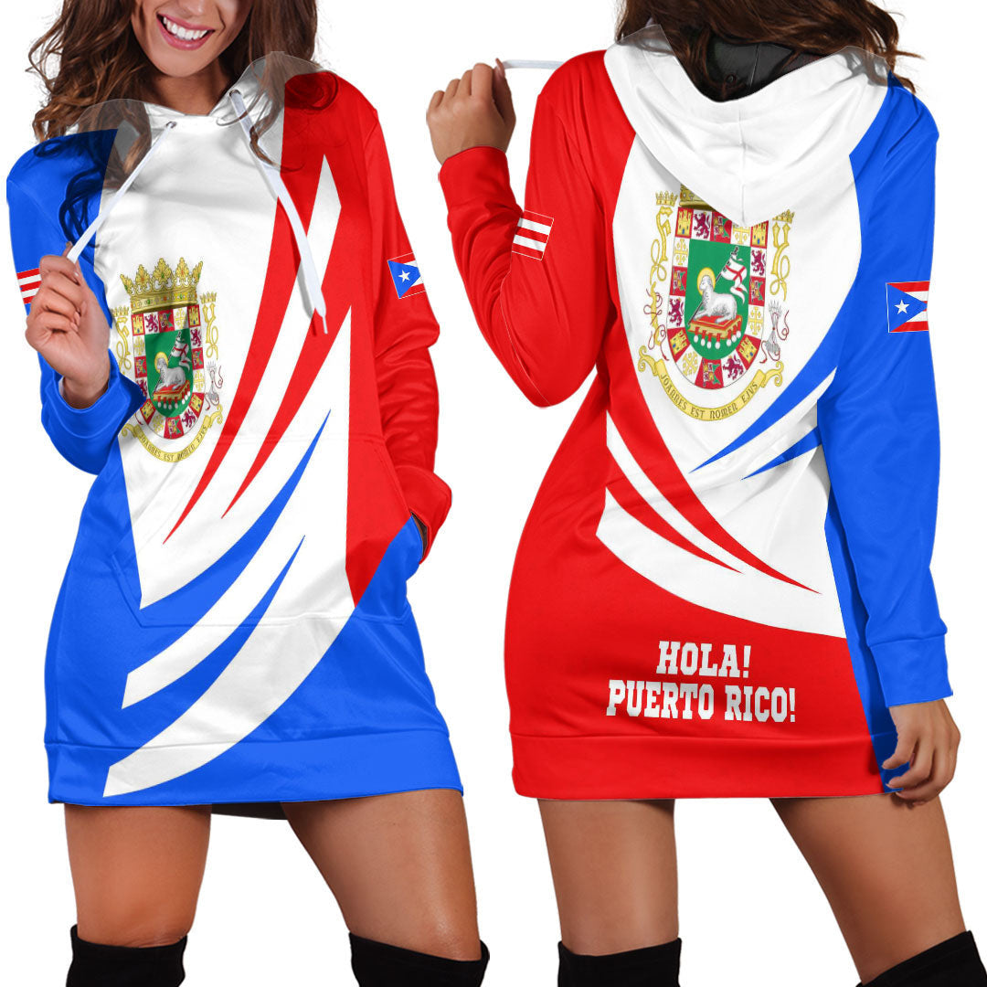 Clothing Puerto Rico Bincjou Coat of Arms Hoodie Dress