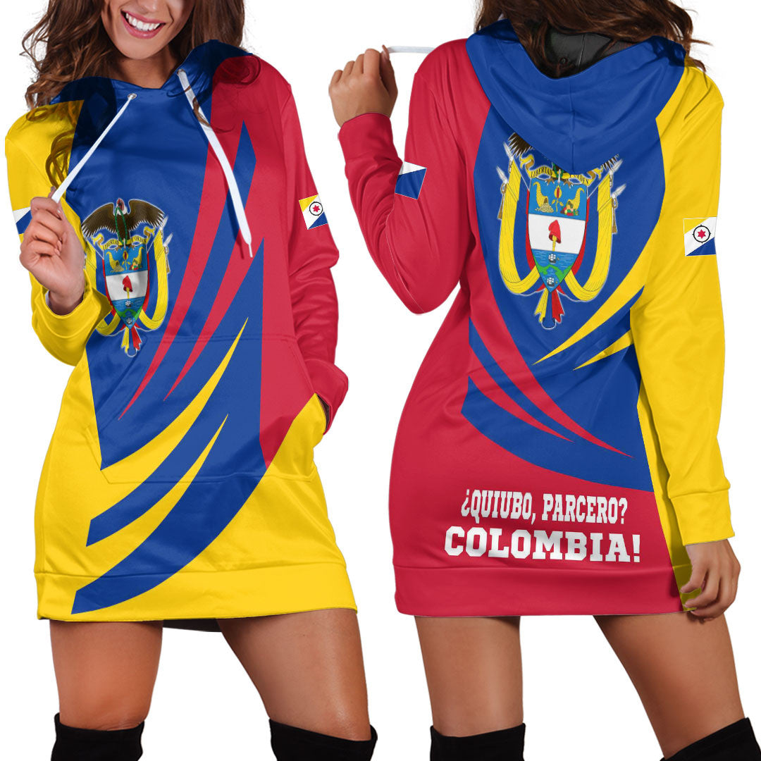 Clothing Colombia Bincjou Coat of Arms Hoodie Dress