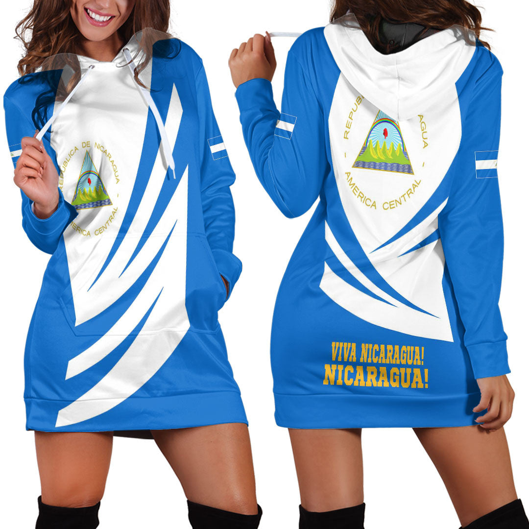 Clothing Nicaragua Bincjou Coat of Arms Hoodie Dress