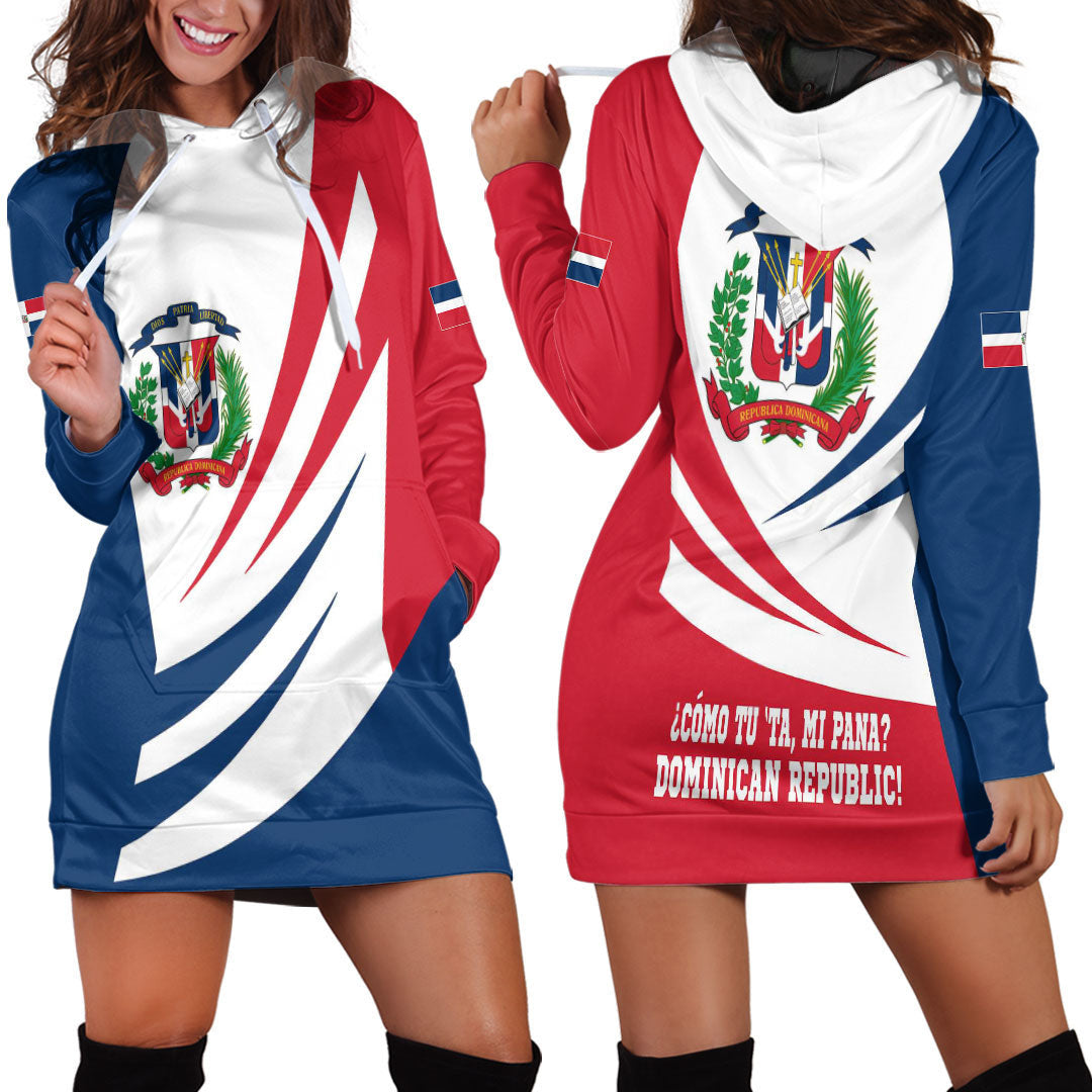 Clothing Dominican Republic Bincjou Coat of Arms Hoodie Dress