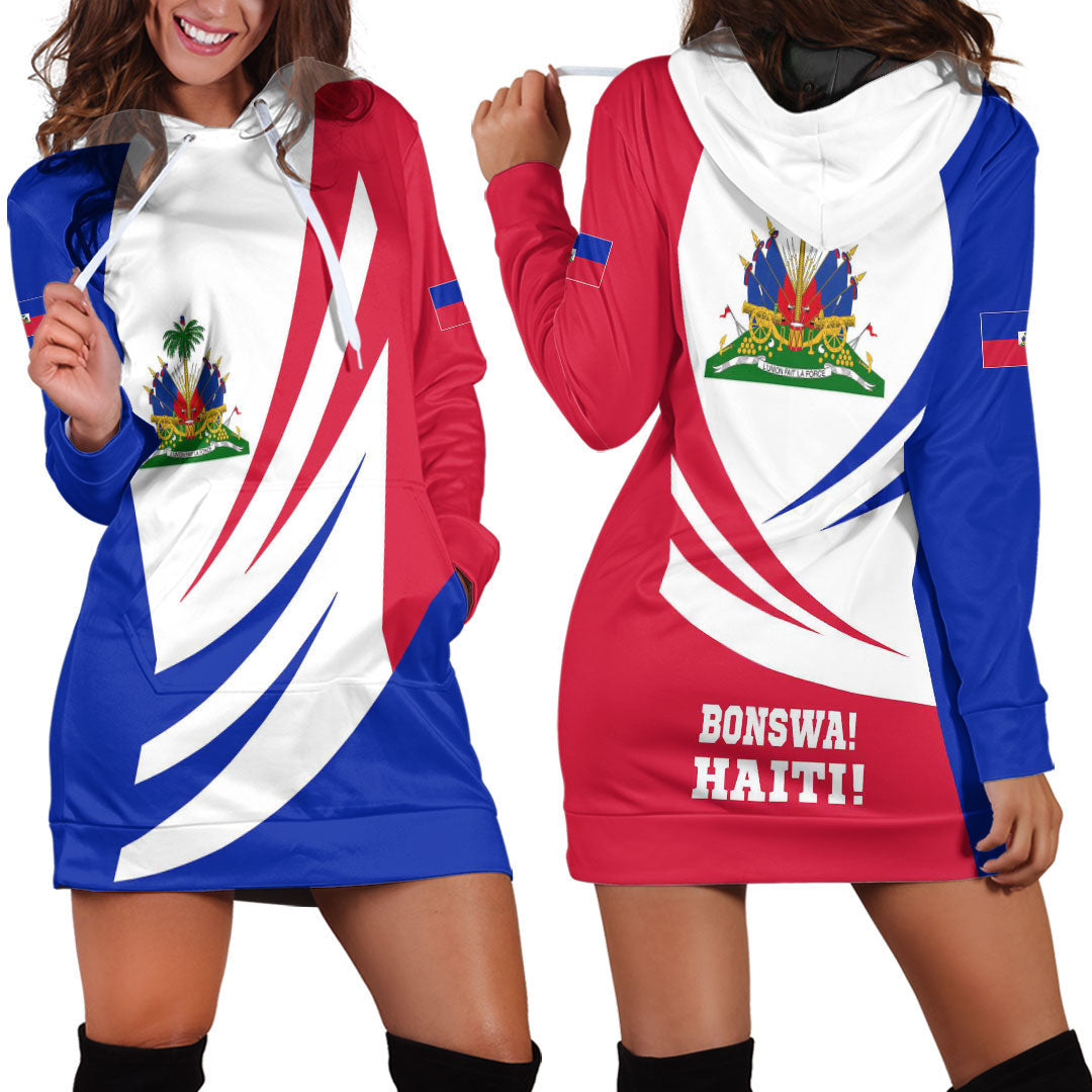 Clothing Haiti Bincjou Coat of Arms Hoodie Dress