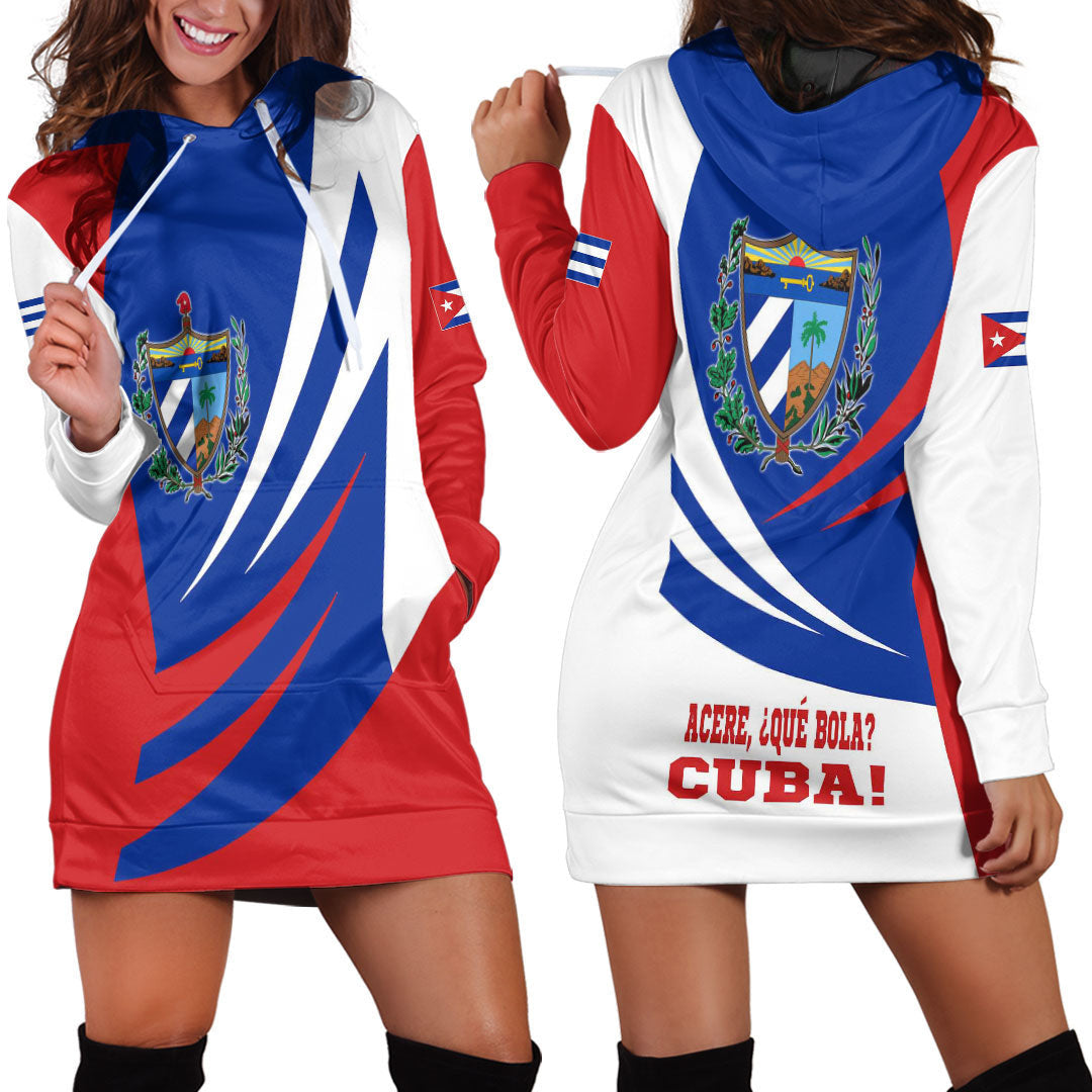 Clothing Cuba Bincjou Coat of Arms Hoodie Dress