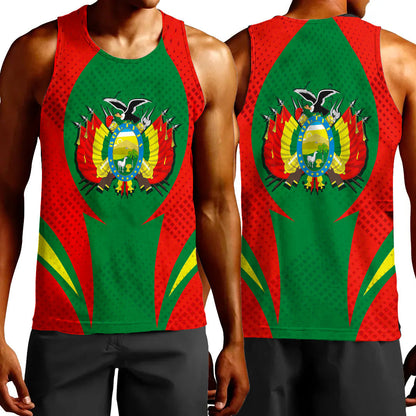 Clothing Bolivia Action Flag Sporty Style Tank Top