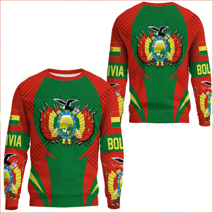 Clothing Bolivia Action Flag Sporty Style Sweatshirts