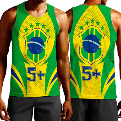 Clothing Brazils Action Flag Sporty Style Tank Top