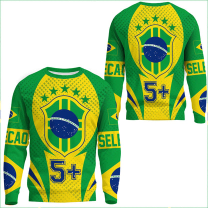 Clothing Brazils Action Flag Sporty Style Sweatshirts