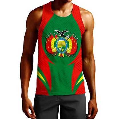 Clothing Bolivia Action Flag Sporty Style Tank Top