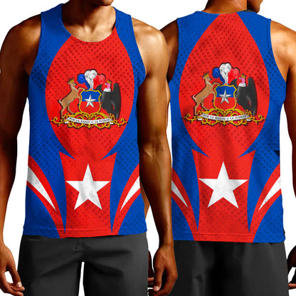 Clothing Chile Action Flag Sporty Style Tank Top