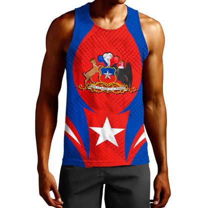 Clothing Chile Action Flag Sporty Style Tank Top
