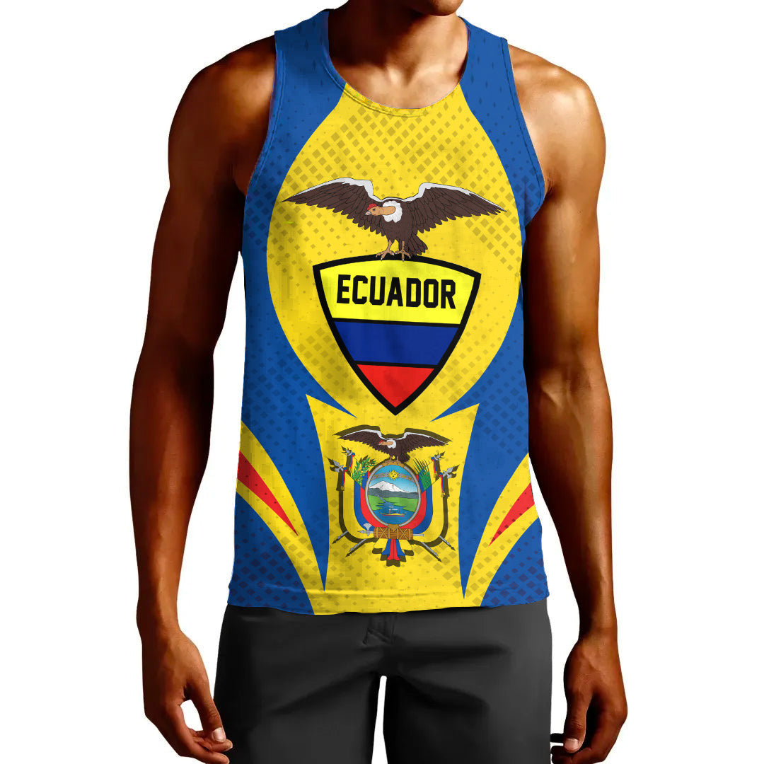 Clothing Ecuador Action Flag Sporty Style Tank Top