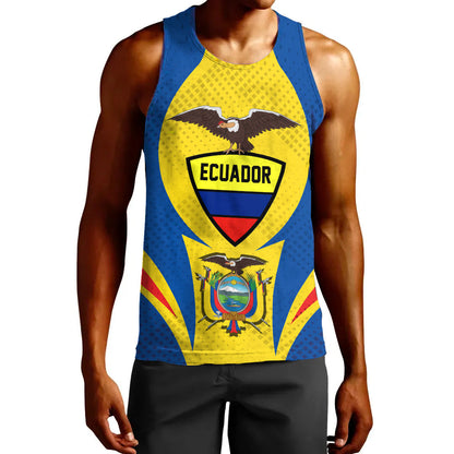 Clothing Ecuador Action Flag Sporty Style Tank Top