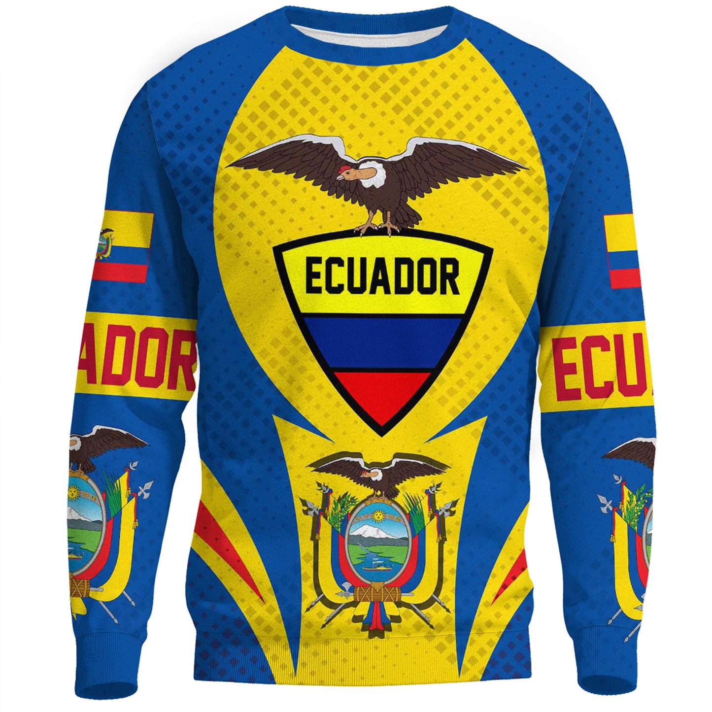 Clothing Ecuador Action Flag Sporty Style Sweatshirts