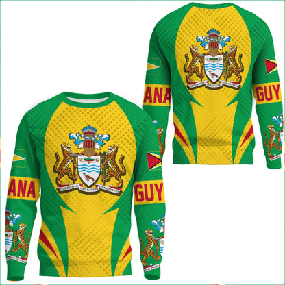 Clothing Guyana Action Flag Sporty Style Sweatshirts
