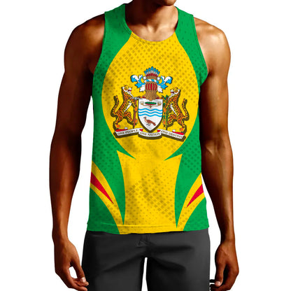 Clothing Guyana Action Flag Sporty Style Tank Top