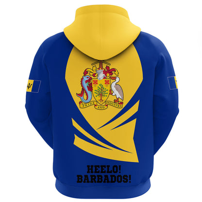 Clothing Barbados Bincjou Coat Of Arms Zip Hoodie
