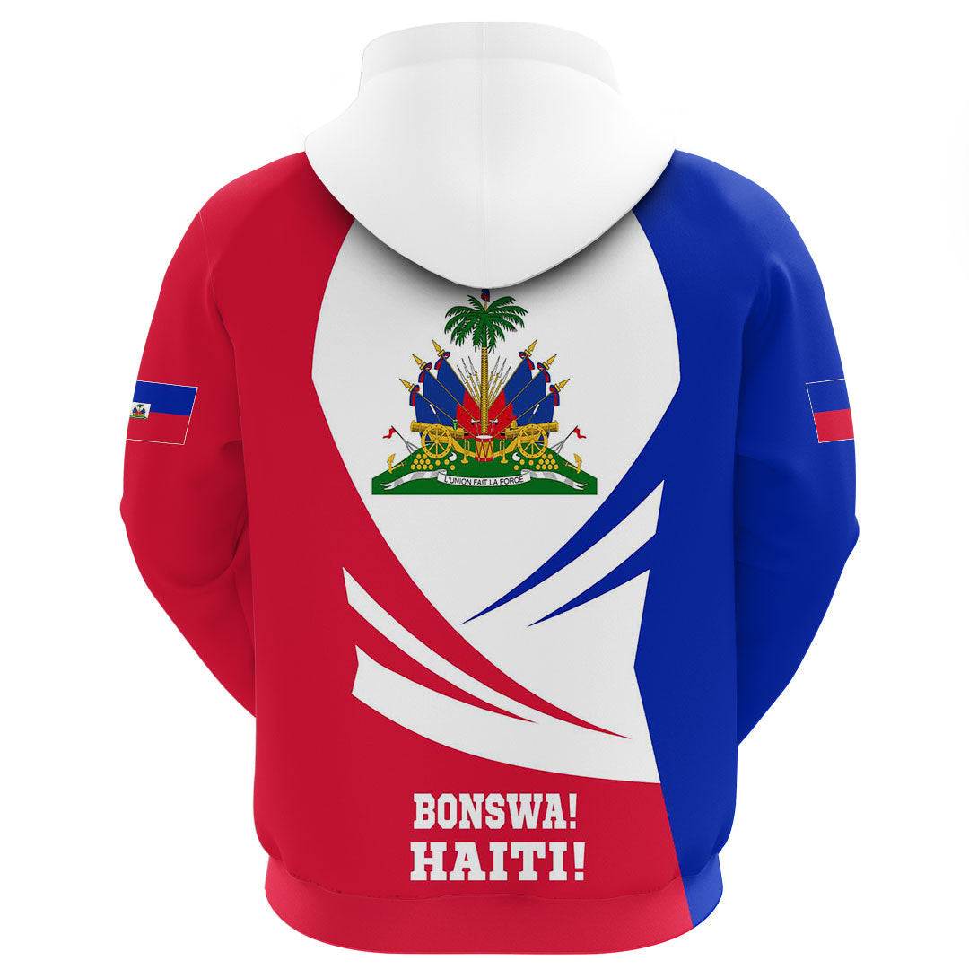 Clothing Haiti Bincjou Coat Of Arms Zip Hoodie