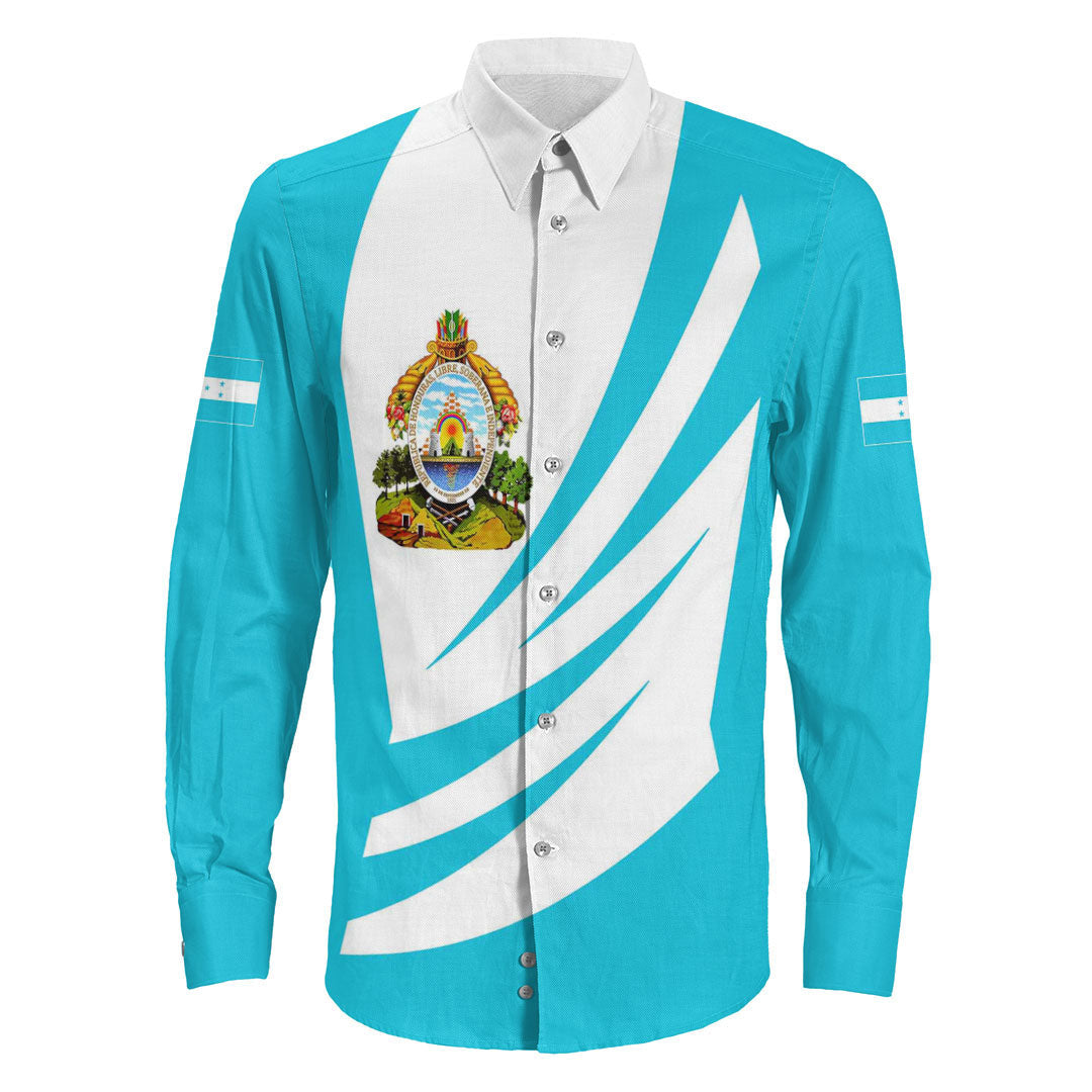 Clothing Honduras Bincjou Coat Of Arms Long Sleeve Button Shirt