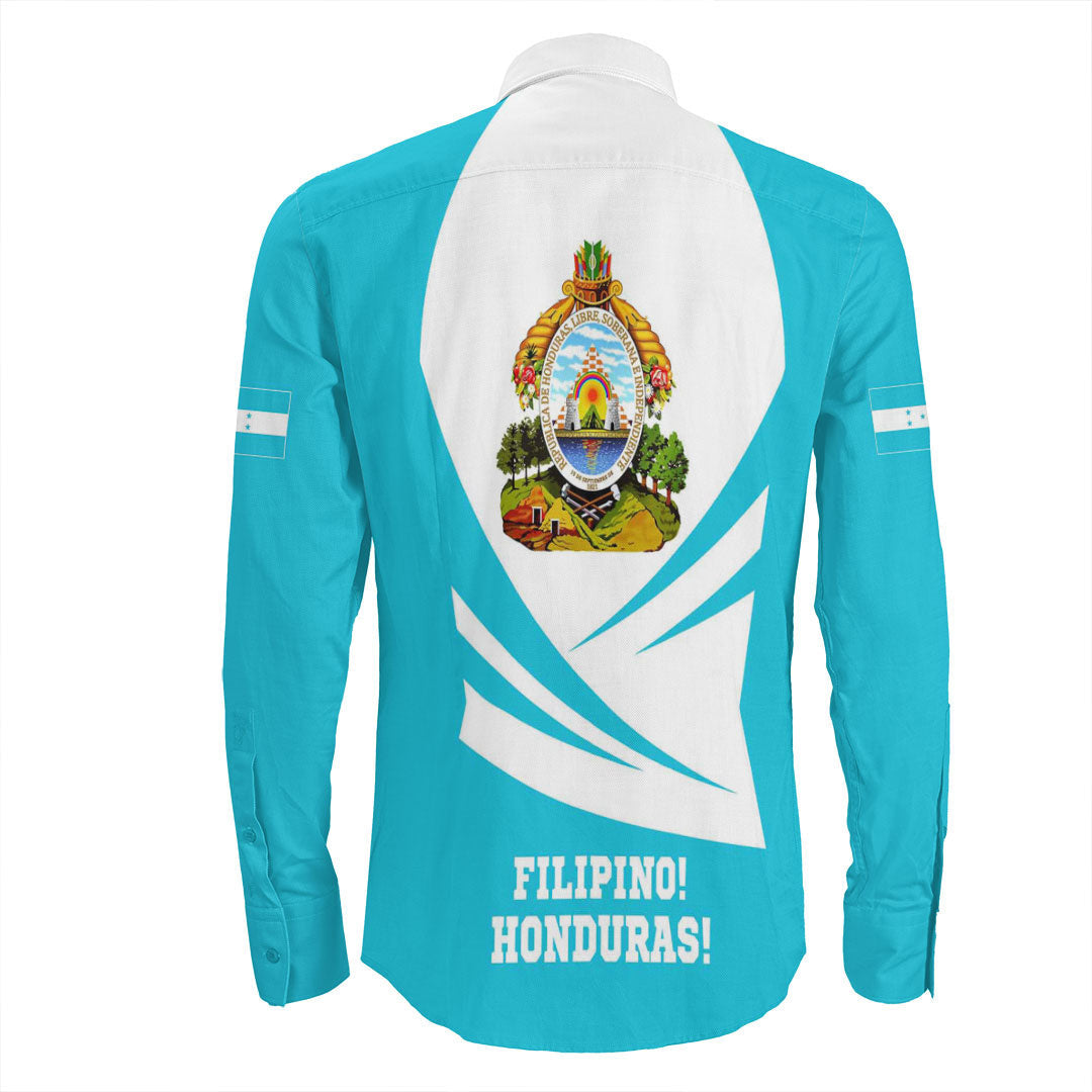 Clothing Honduras Bincjou Coat Of Arms Long Sleeve Button Shirt