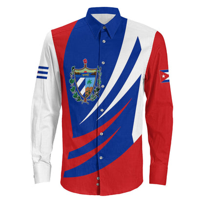 Clothing Cuba Bincjou Coat Of Arms Long Sleeve Button Shirt