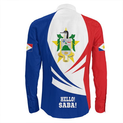 Clothing Saba Bincjou Coat Of Arms Long Sleeve Button Shirt