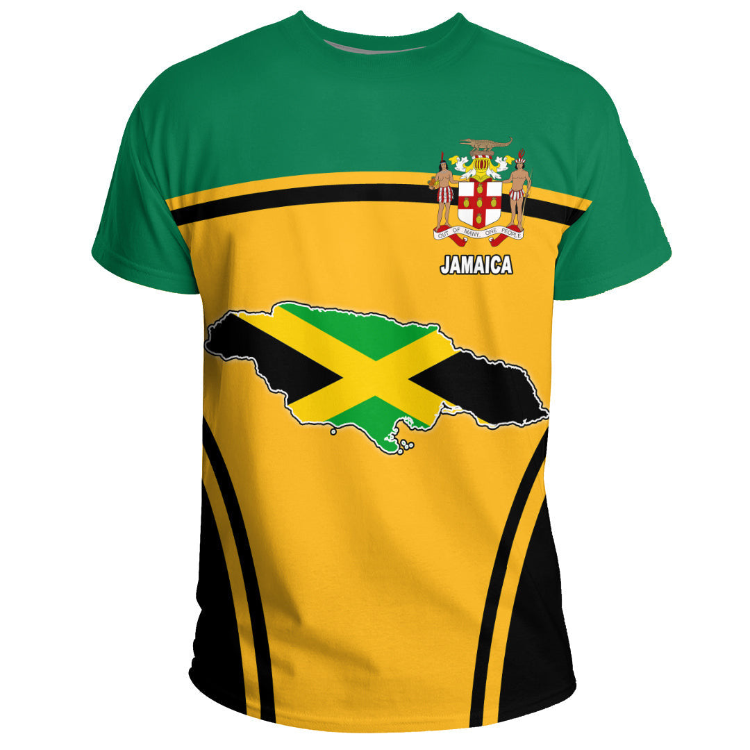 Clothing Jamaica Active Flag T Shirt