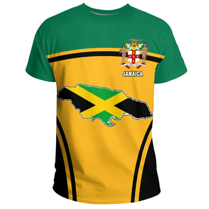 Clothing Jamaica Active Flag T Shirt