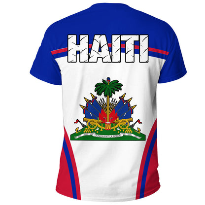 Clothing Haiti Active Flag T Shirt